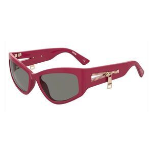 Moschino Sunglasses Cat Eye Full Rim, Red Frame and Grey Lens MOS158/S0C9AIR